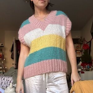 zara sweater vest